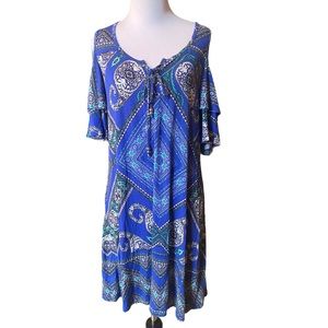 Luxology cold shoulder dress!